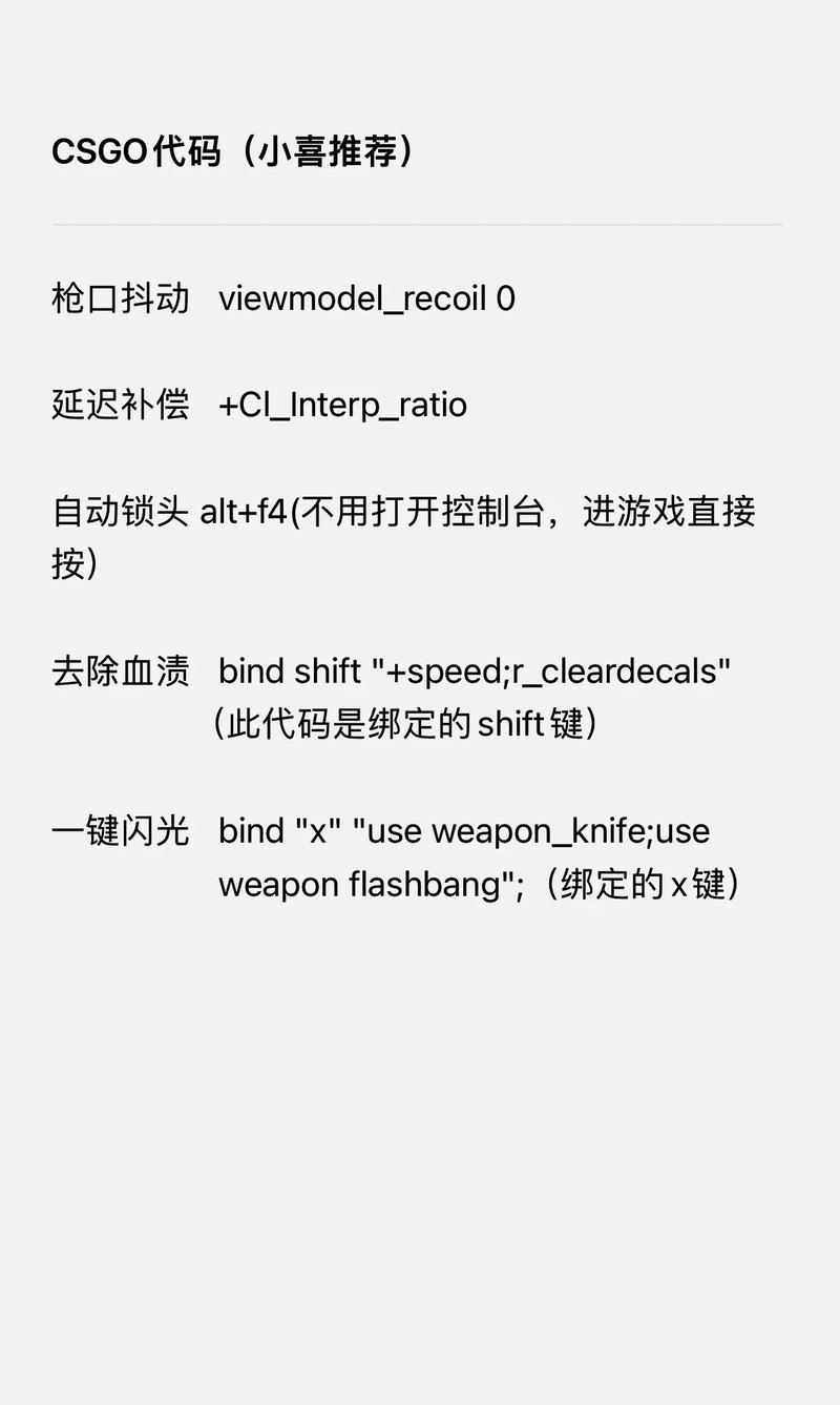 CSGO代码详解:从新手到高手进阶的代码指南