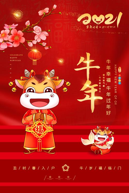 2021牛年图片大全大图:可爱卡通牛年壁纸合集