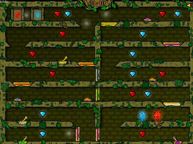 森林冰火人双人闯关:两人合作如何才能完美通关