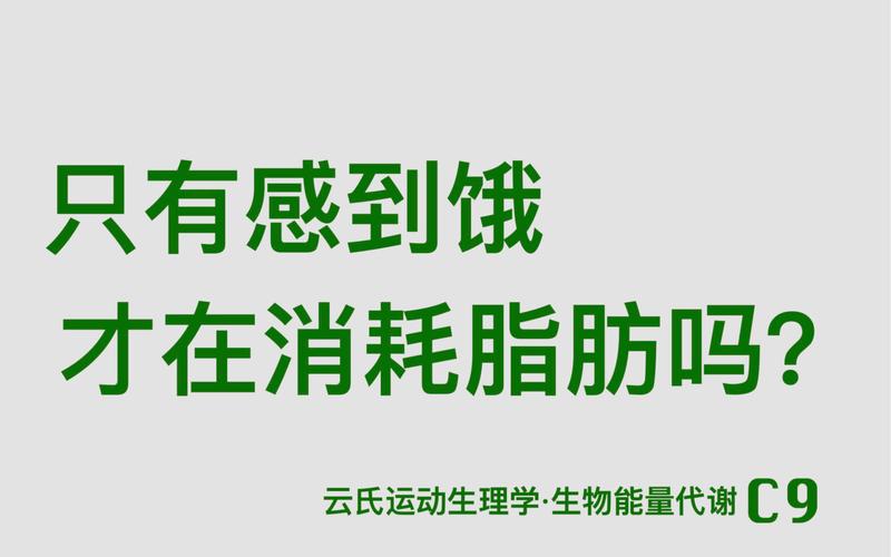 感觉饿了就是在消耗脂肪？减肥真相可不是这样！