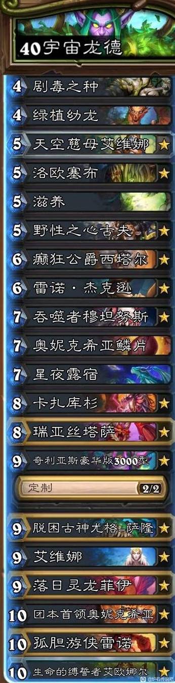 宇宙卡组强度如何？炉石传说宇宙卡组详解