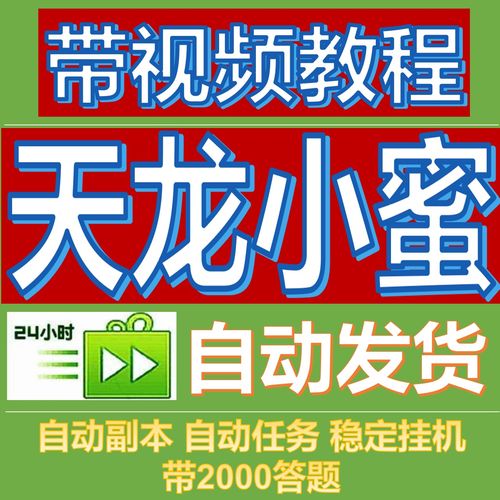 天龙八部私服挂机脚本：稳定高效，安全无毒