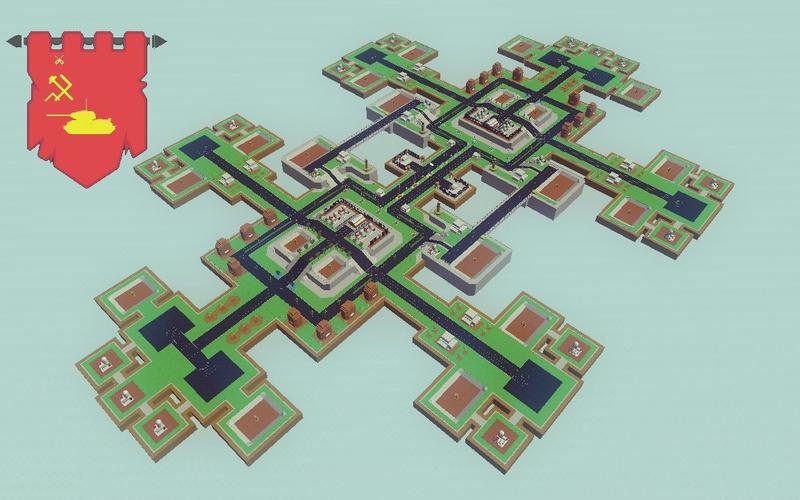 红警2猪猡湾地图：科技共享模式多人对战