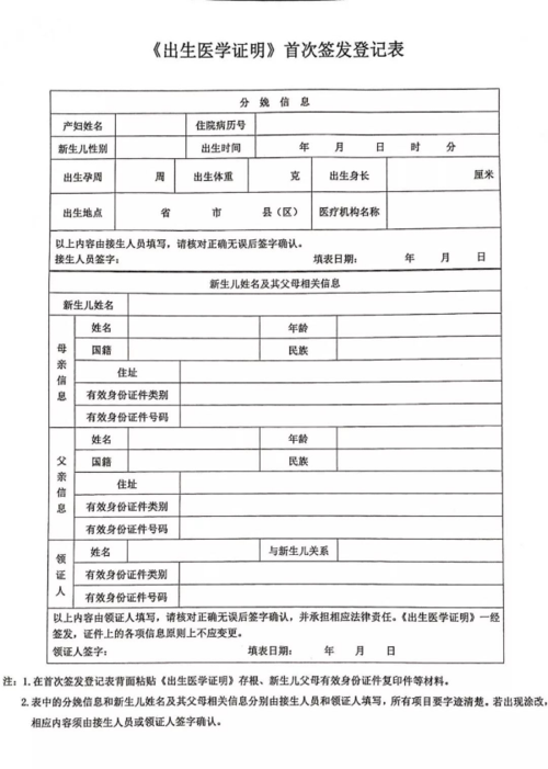 不同版本出生证明详解:快速掌握填写技巧