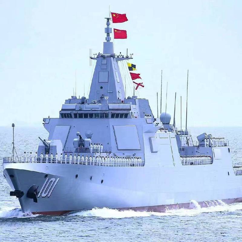 中国海军驱逐舰最新版本:未来战舰雏形初现