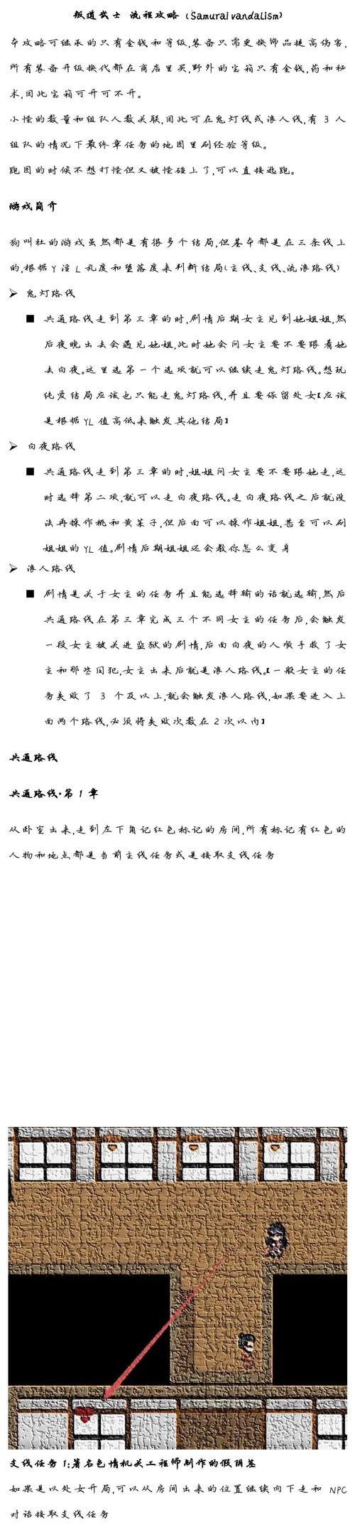 叛道武士全流程图文攻略：轻松掌握游戏技巧