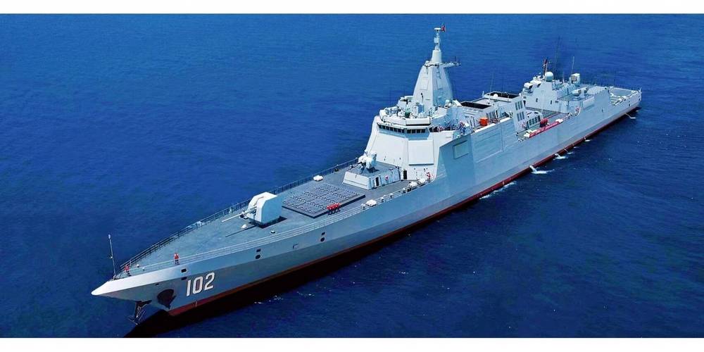 中国海军驱逐舰最新版本:未来战舰雏形初现